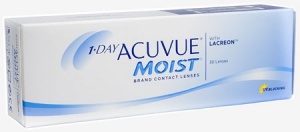 1 Day Acuvue Moist, 30 шт.,(уан дэй акувью мойст)